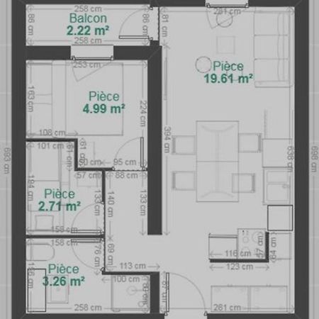 Appartement 3 Pieces, 2 Chambres Au Coeur De La Station Genos Luaran gambar